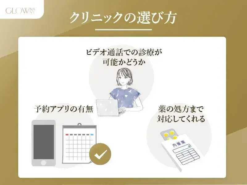 オンライン診療の選び方