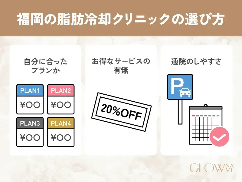 福岡で脂肪冷却を受けるときの流れ