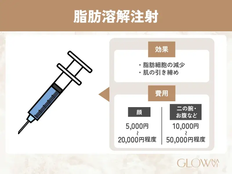 脂肪溶解注射　解説画像