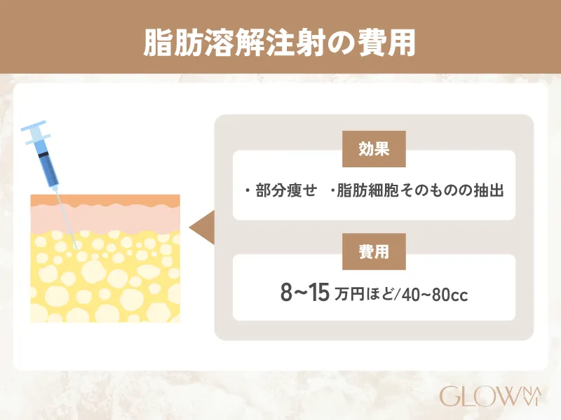 脂肪溶解注射費用　紹介画像