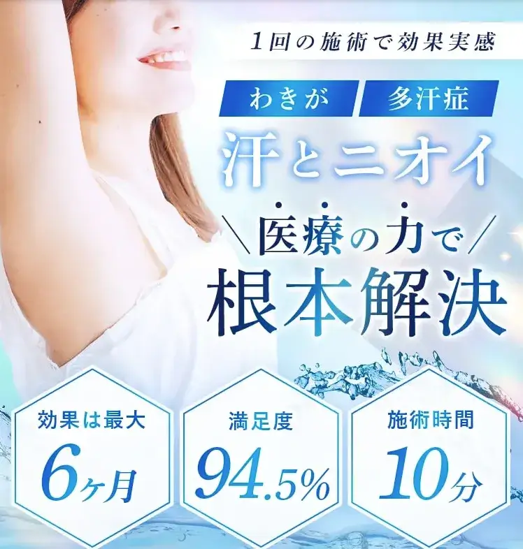 TCB東京中央美容外科 ワキガ治療